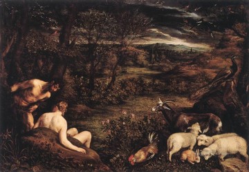 Garden Of Eden Jacopo Bassano Oil Paintings